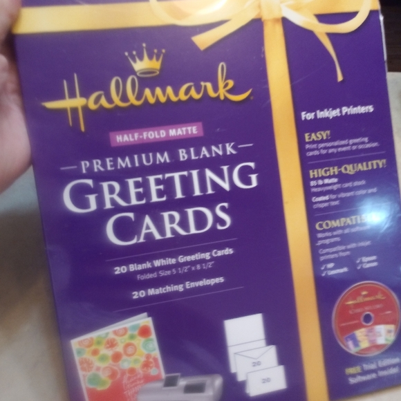 Hallmark brand Premium blank Greeting Cards sealed package - Picture 5 of 5